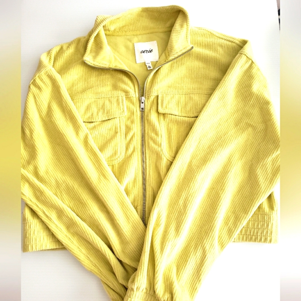 Aerie Women's Vibrant Yellow Utility Jacket